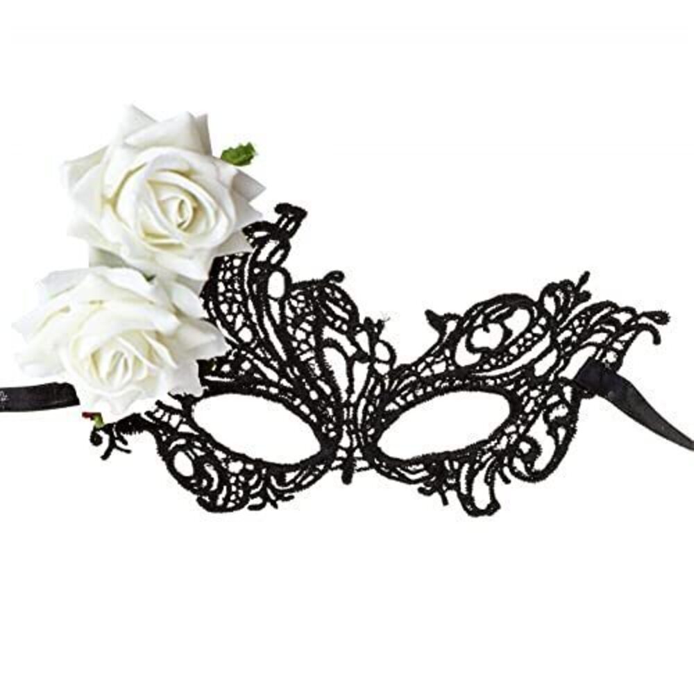 3910 Rose Flower Lace Masquerade Mask Cosplay Party Supply Festival.F54-E
